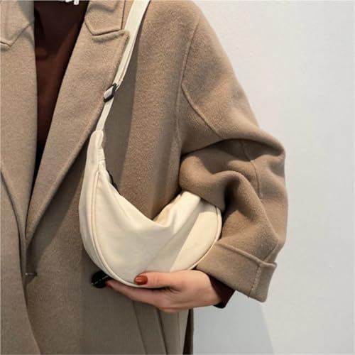 Crossbody Nylon Crescent Bag For Women - Lightweight Small Hobo With 2 Pack Inner Dumpling Bag - Casual3