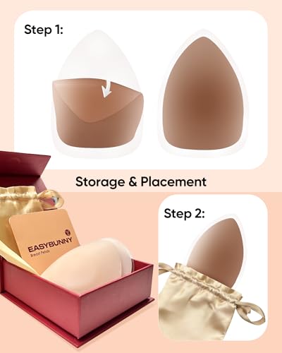 Image of Triangle Nipple Covers For Women Invisible Reusable Sticky Bra
