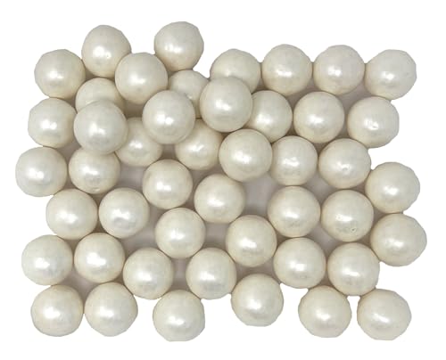 YANKEETRADERS White Fruit Flavored Gumballs 1", 2 Pounds Bulk - image 2