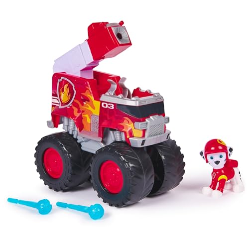 Patrulla Canina - Pack Patrulla Canina Figura Marshall Rescue Wheels + CAMIÓN Bomberos Juguete Lanza PROYECTILES - Patrulla Canina Juguetes - Juegos Infantiles - 6069306 - Juguetes Niños 3 años +