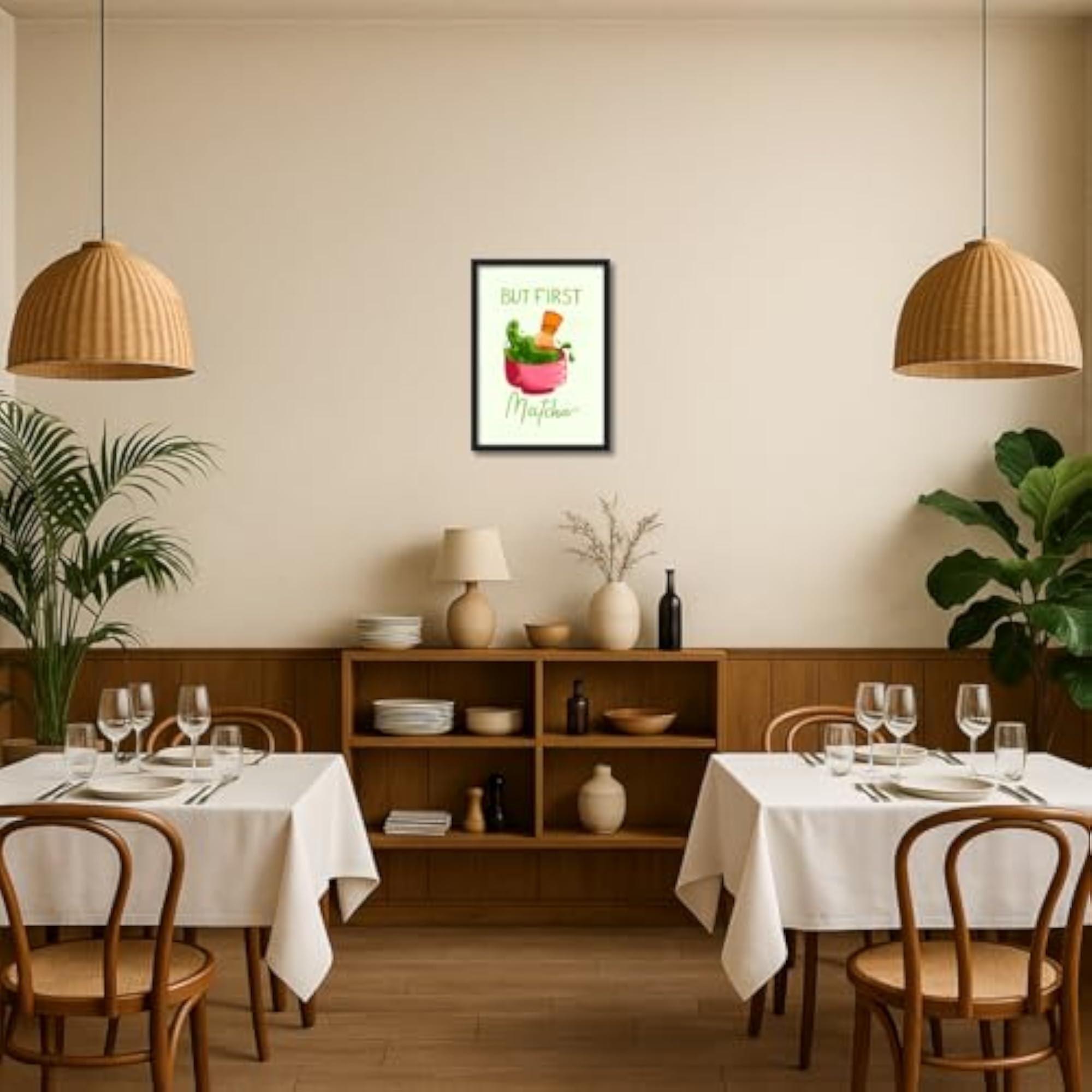 Cafe and Restaurant Wall Frame Poster, A4 Size