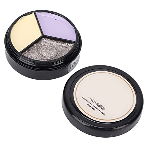 Creme de esmalte, ingredientes saudáveis ​​Glitter Nail Art Creme de esmalte elegante de longa duraç