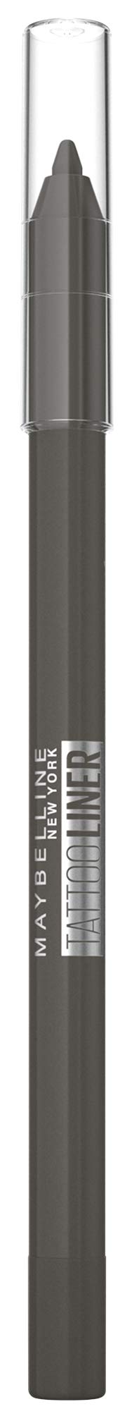 MaybellineNew York Eyeliner, Waterproof, Smudge-proof and Long-Lasting, Tattoo Liner Gel Pencil, No. 902 Grayish Black