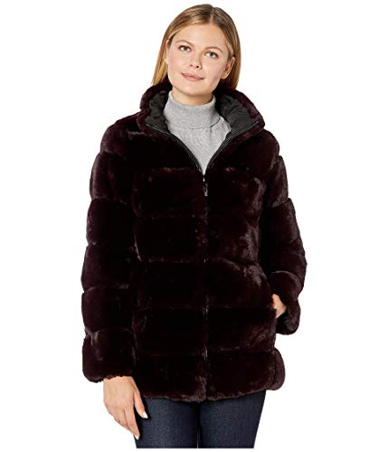 Grooved Faux-Fur Reversible Jacket 