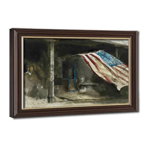 Impression sur toile Independence Day par Andrew Wyeth une ambiance inspirante