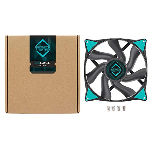 Image of Iceberg Thermal IceGALE 140mm PWM Premium Case Fan (Black)