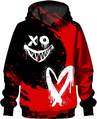 PADOLA Hoodie Kinder 3D Druck Kapuzenpullover für Jungen 5-14...