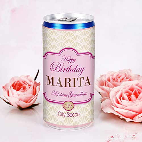 Herz & Heim® City Secco in der Dose zum Geburtstag mit Wunschname (weiß trocken) 200 ml - Image 3
