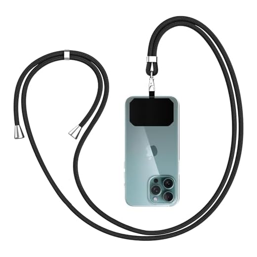 Handykette Universal zum Umhängen - Kompatibel mit jedem Handy und Smartphone, Kette zum Umhängen, Hülle mit Kordel, Handyband mit jeder Hülle kombinierbar