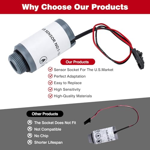 Image of 16916 Replacement Oxygen Sensor for Robinair R-1234yf Machines and 16990 /16995 Refrigerant Identifiers - Replacement Filter for AC1234-4 /AC1234-4SL /AC1234-4-230 /AC1234-6 /AC1234-9
