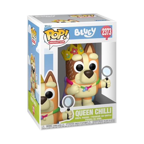 Funko Pop! Animation: Bluey - Chili - (Queen)- Figura in Vinile da Collezione - Idea Regalo - Merchandising Ufficiale - Giocattoli per Bambini e Adulti - Cartoon/Animation Fans