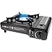 GAS ONE GS-3000 Portable Gas Stove with Carrying Case, 9,000 BTU, CSA Approved, Black