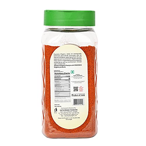 DWARAKA Organic Chili Powder for Healthy Consumers - 7oz