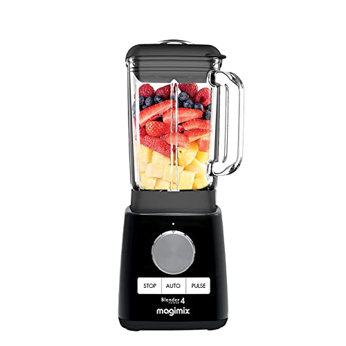 Magimix Blender Power 4 | Quiet Mark Approval | Metal/Glass | 1300W | 1.8L | Black | 11628