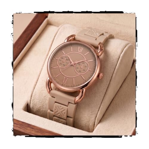 Image of Shocknshop Analog Women Watches Ladies Rose Gold Round Dial Metal Strap Wrist Watch for Woman and Girls -WCH196