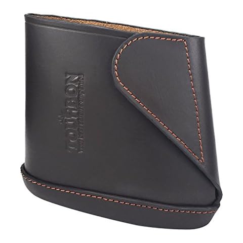TOURBON Leather Shotgun Recoil Pad Sleeve Cover