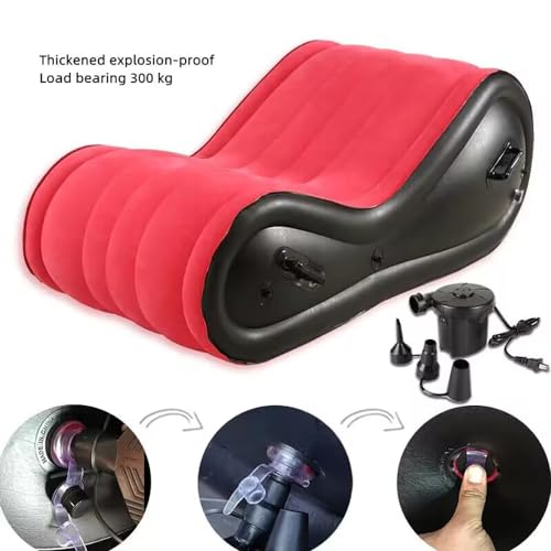 Soutien de position plus profonde avec ce canapé gonflable pour couple