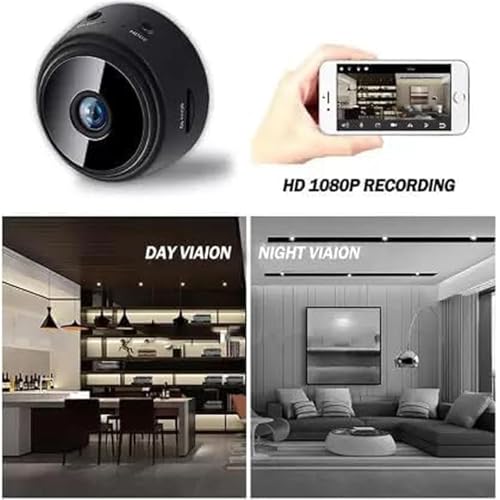 Image of High-Definition 1080p HD, CCTV Security System Home & Office, Sequirity Magnet Camera WiFi connectivity Enabling Live Streaming with Audio and Video Camera