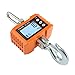 DHNCBGFZ Balance De Grue Numérique Industrielle avec Télécommande Balance De Pesage Électronique Portable Affichage À LED À 5 Chiffres (Color : Orange, Size : 500kg/100g)