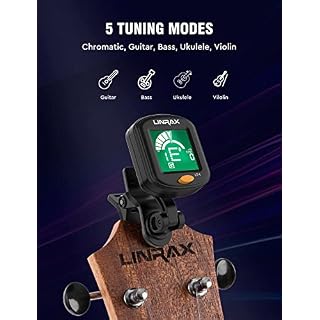 Linrax LT-1 Accordeur de Guitare, Accordeur Électrique à Pince pour Guitare Basse Ukulélé Violon Banjo, Accordeur… - Les Beatles, Paul McCartney, John Lennon, RIngo Starr, George Harrison Linrax LT-1 Accordeur de Guitare, Accordeur Électrique à Pince pour Guitare Basse Ukulélé Violon Banjo, Accordeur… – Image 2