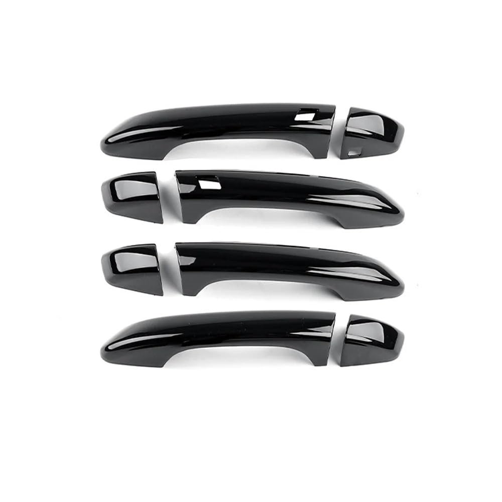 Mlhoghigd Black Door Handle Car Outer Door Handle Covers For For Stinger 2018 2019 2020 2021 2022 Exterior Accessories