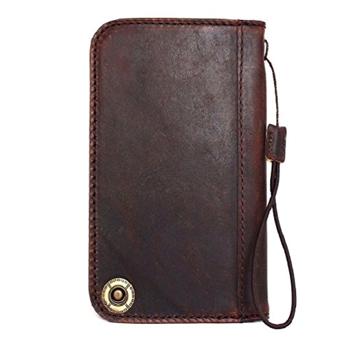 Genuine Vintage Leather Case For Samsung Galaxy Note 3 2 Book Premium Wallet Handmade Luxury Slim Brown Cards Slots Daviscase #TOP18