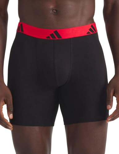 Image of Adidas Men's Boxer Shorts (Pack of 3) Boxer Brief Cyclist Underwear (Size S - 3XL) - Comfortable Underwear Men