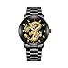 Imagen de Reloj de cuarzo para hombre, de acero inoxidable