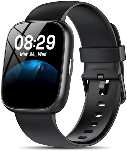 Smart Watch with Alexa Built-in, 1.83" HD Touchscreen Fitness Tra...