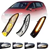 Trimla 2Pcs Turn Signal Light for 05-08 Mercedes-benz B class W245 B160 B180 B200 B220 B250 2005 2006 2007 2008 Mirror Lamp Amber sequential