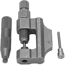 Chain Splitter Tool, n Breaker, Detachable Non Slip Handle with Spare Thimble, ead for 420/428/530, Industrial Grade Steel