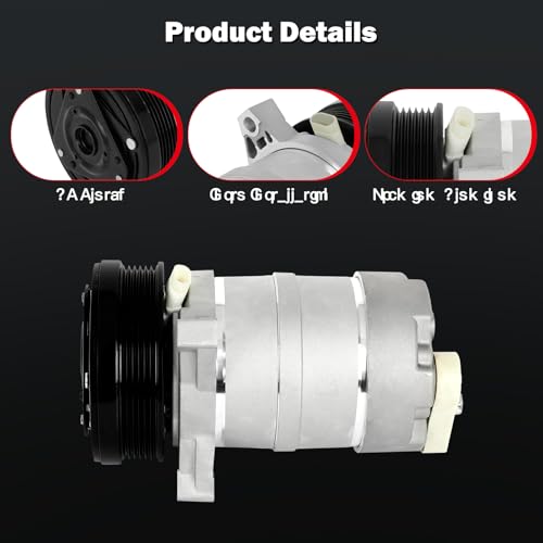 Image of CCIYU AC Compressor w /Clutch for Buick Century 2.5L 1989-1992