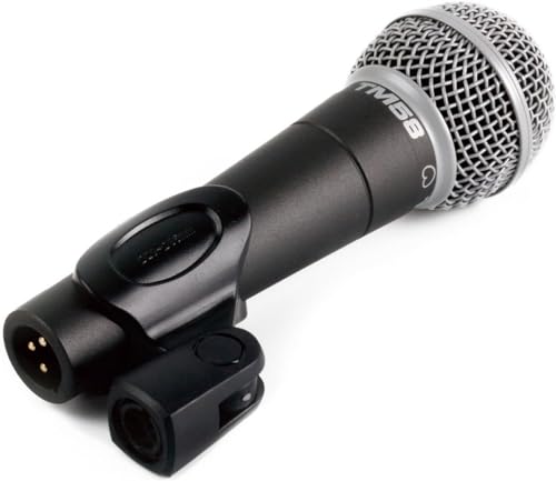 Image of Superlux TM58 Dynamic Vocal Microphone Cardioid XLR Wired Mic for Singing, Live Stage, Studio Recording, Karaoke & Podcast | 50Hz-18kHz Frequency Response | High SPL Handling | Rugged Metal Body Grey