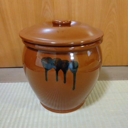 Hisamatsu Kiln Tokoname Ware Round Pot No. 4 with Lid