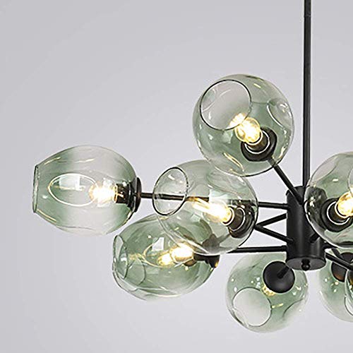 Lustre à Branches Sphériques E27 Plafonnier Rétro Lustre à Bulles - 8