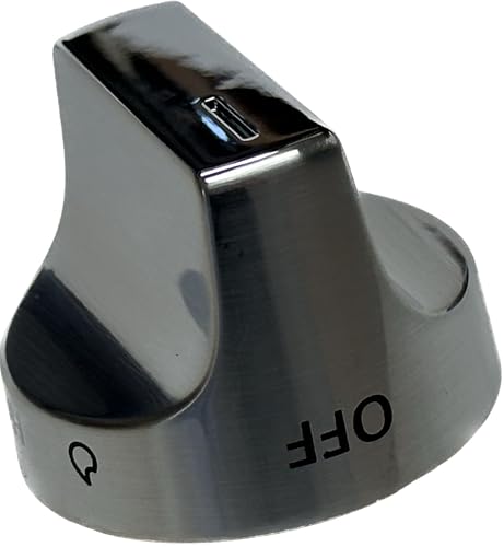 W11620567 Stainless Control Knob Compatible With Whirlpool Ranges - Budora - AP7194930, W11510456