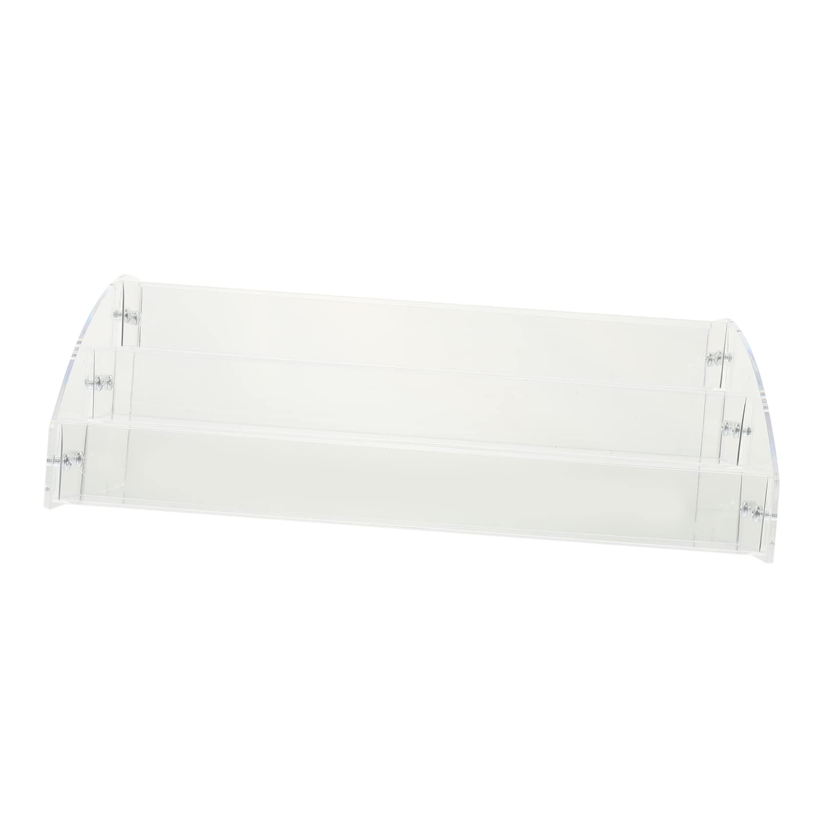 Acrylic Nail Polish Organizer with Compartments, Three Layer Display Rack