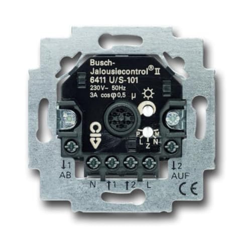 Busch-Jaeger 2309834 6411U/S-101 Busch-Jalousiecontrol II-Einsatz 6411 U/S-101