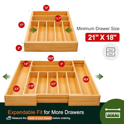 Large-Premium-Bamboo-Silverware-Organizer-Expandable-Drawer-Organizer-Utensil-Organizer-17x197-Cutlery-Tray-with-Dividers-for-Kitchen-Utensils-and-Flatware-7-9-Slots-Natural