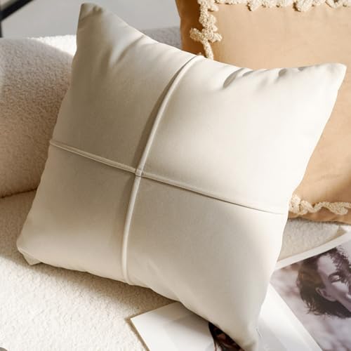 Housses coussin marron à fleurs automnales 45x45 cm bohème - 2