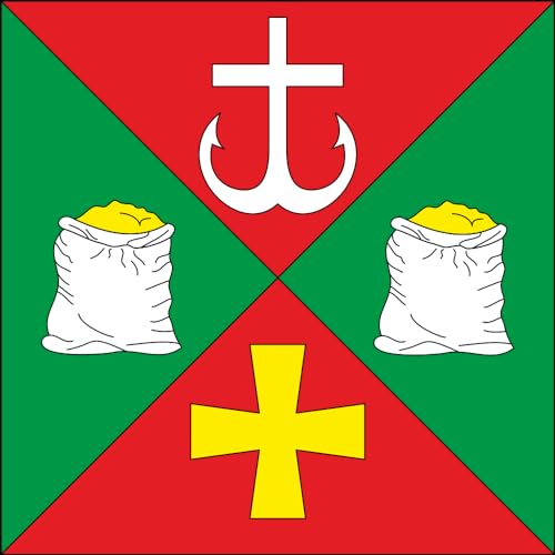 Drapeau Iakubivka Vinnytsia Raion grand format抗撕裂户外旗帜 - 2