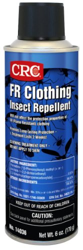 CRC 14036 FR Clothing Insect Repellent, 6 Ounce, Milky White Liquid