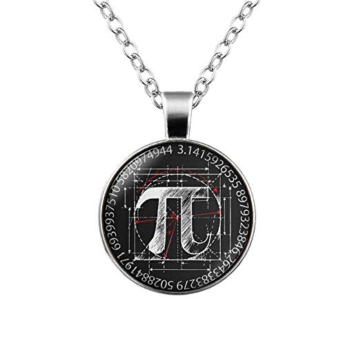 Pi Necklace,Mathematics Math Necklace,Numbers of Pi Pendant,Symbol for Pi, Math Teacher Gifts, Science Jewelry, Pi Jewelry -  QUTA