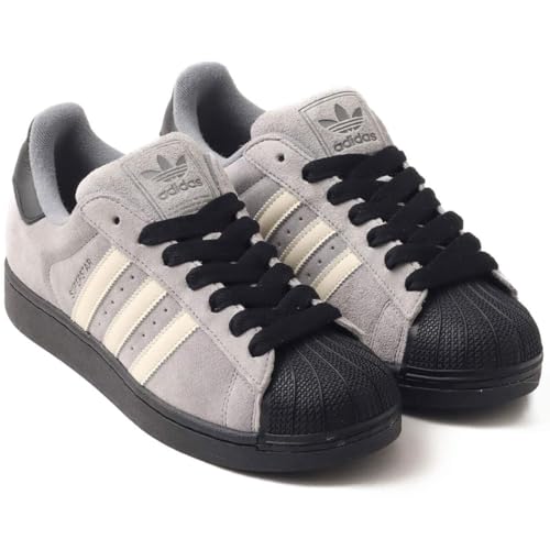 [AfB_X] X[p[X^[ II SUPERSTAR II Grey Three/Cream White/Core Black JQ3222 24.5cm