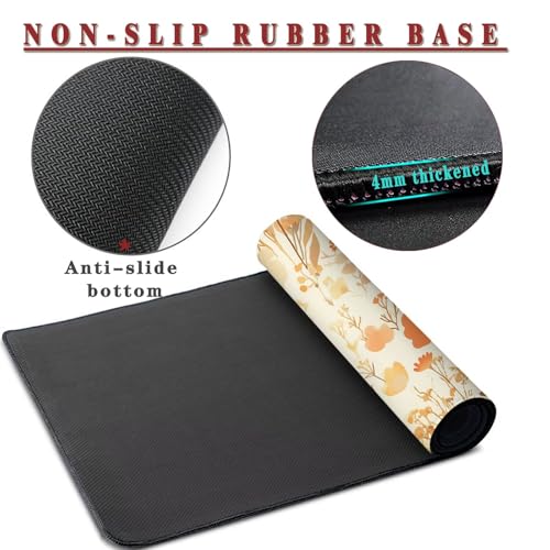 Mouse pad mat antidérapant et imperméable pour grand bureau XL - 3