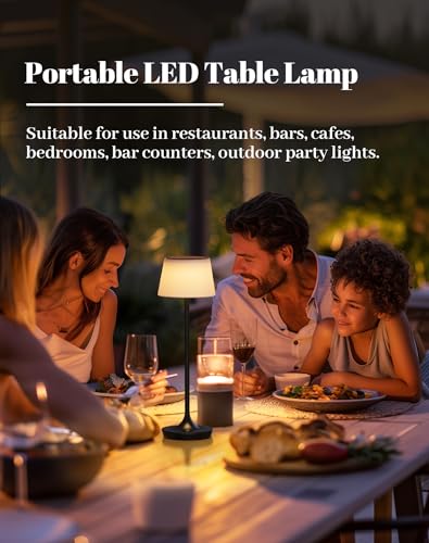 Qimh Cordless Table Lamps, Rechargeable Outdoor Solar Led Lamp thumb #1