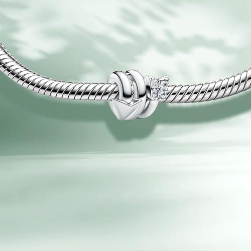 Charm flecha de cupido en plata de ley S925 para pulseras 4