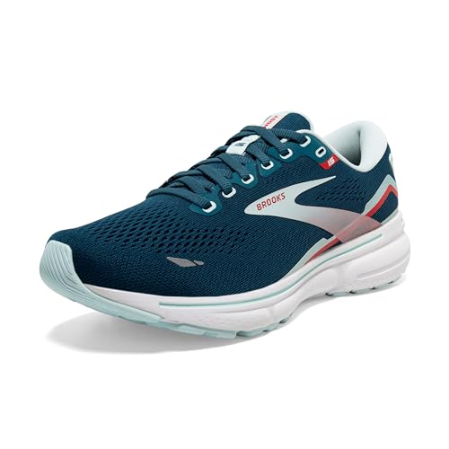 Brooks Women's Ghost 15 Neutral Running Shoe - Legion Blue/Blue/Bittersweet - 11.5 Medium