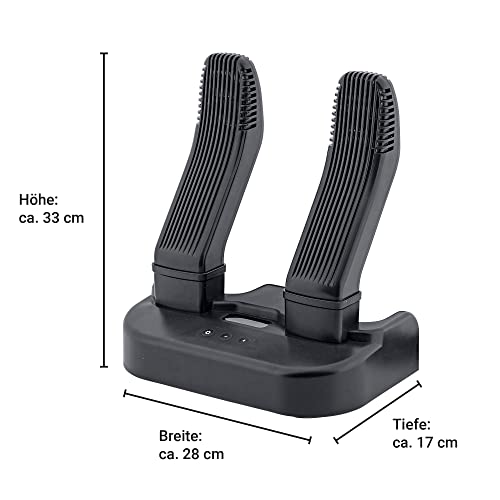 Louis Universal-Trockner, Schuhtrockner & Schuherfrischer, Entfernt Gerüche, Helmtrockner, Handschuhtrockner, Antibakteriell, Elektrisch, Optimal für Motorrad, Ski, Fußball und Weitere Sportarten