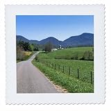 Square dimensions (in inches): 16 L x 16 W, image dimensions (in inches): 14 L x 14 W 100% poloyester; image is soft to touch. Made in USA Edges have pinking shear cut Image will not fade with washing. Image not a transfer, part of material